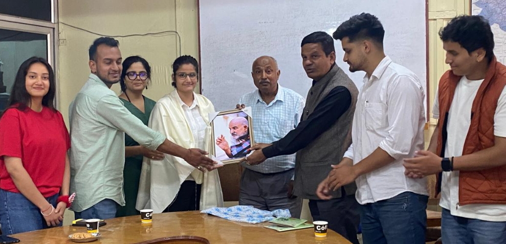 तनिषा के संगठन मंत्री बनने पर नैनीताल में हुआ सम्मान