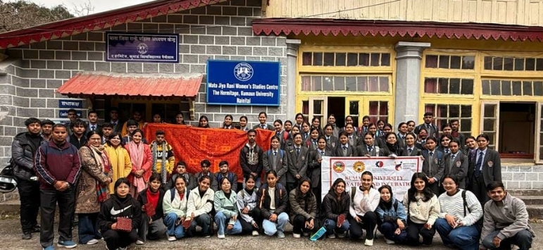 चेली आर्ट्स, मनकापुर कम्पाउंड, हाईकोर्ट के पास, मल्लीताल, नैनीताल स्थित प्री-इन्क्यूबेशन यूनिट में एक फील्ड/एक्सपोज़र विजिट का किया गया आयोजन