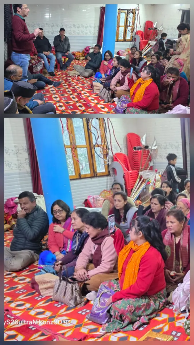 नैनीताल में रामलीला महोत्सव ,राम बारात तथा डी एस ए मैदान में होने वाले दशहरा महोत्सव के लिए मातृशक्तियों के साथ बैठक कर व्यापक चर्चा की,