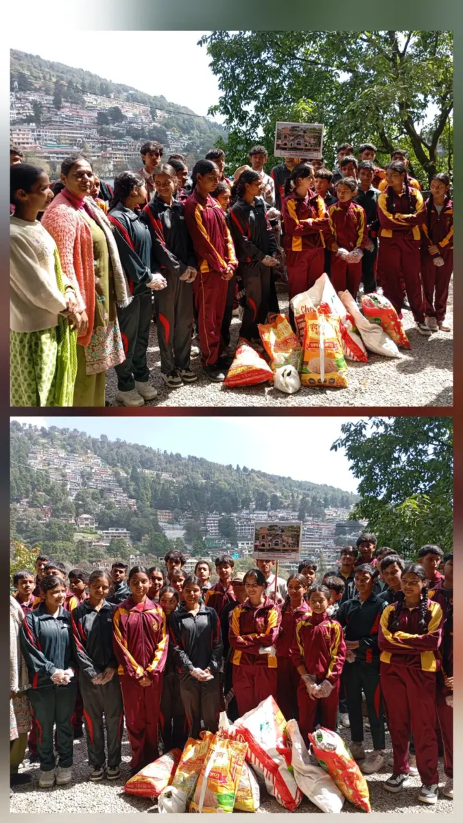 बिशप शाॅ इंटर कॉलेज के विद्यार्थियों ने चलाया सफाई अभियान