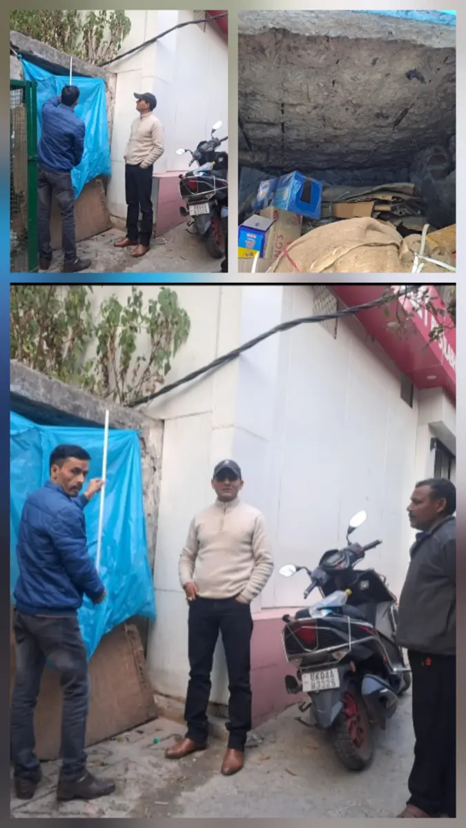 मालरोड में जल्द बनेगा पुरुष शौचालय, सभासद पूरन बिष्ट और पालिका टीम ने नाप जोख कर शौचालय बनाए जाने की कवायद की शुरु,